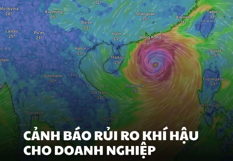 Cảnh báo rủi ro khí hậu cho doanh nghiệp